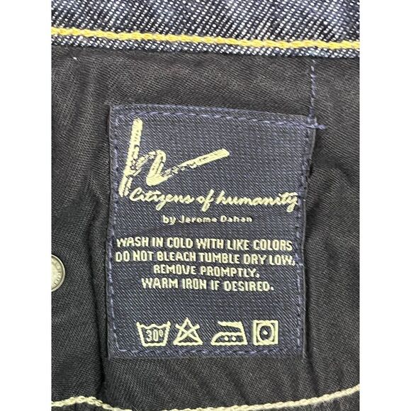 Citizens of Humanity Jeans Womens 29 Bardot Capri Stretch Preppy Dark Wash - Picture 11 of 13